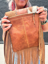 5336 Leather Boot Stitch Purse Brown