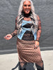 5437 Bandera Skirt Chocolate