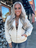 3124 Champagne Bomber Jacket