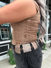 4548 Concho Belt Bronze