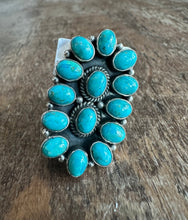 4758 Sterling Silver Kingman Turquoise Ring