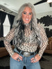 5562 Speckled Dune Mesh Top