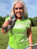 4132 Too Hot to Handle Top Lime