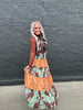 5247 Coral Paradise Maxi Skirt