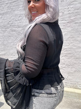 3526 Peplum Punk Top