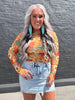 3419 Blissfully Blessed Mesh Top