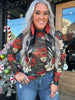 5509 Meet Me Under The Poinsettia Mesh Top