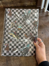 5550 Checkered Rodeo Notebook