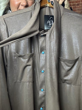 5535 Leather Outlaw Top Mocha