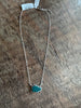 5362 Sterling Silver Checker Necklace
