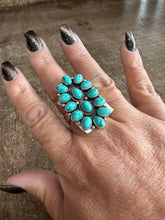 4758 Sterling Silver Kingman Turquoise Ring