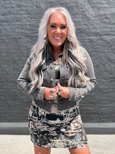 5427 Gray Denim Jacket