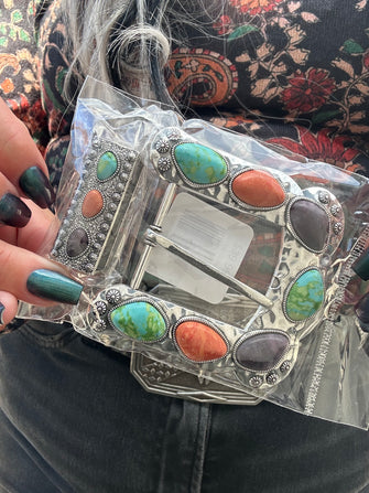 5491  Buckle Up Belt Buckle Multi
