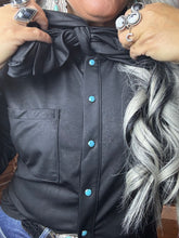 5516 Leather Outlaw Top