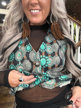 5085 Night Sky Mesh Top