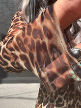 5462 Mesh Magic Dress Leopard