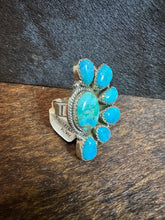 4118 Sterling Silver Kingman Turquoise Ring