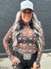 5422 Lucky Shot Mesh Top