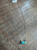 4108 Sterling Silver Bar Necklace