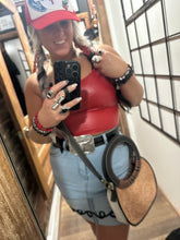 5342 Leather Round Purse