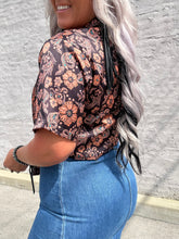 4269 Saddle Blazin Tie Top