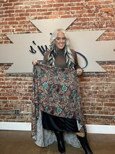 5545 Sage Brush Swirl Maxi Skirt