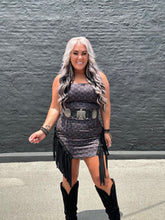 5289 Black Aztec Dress