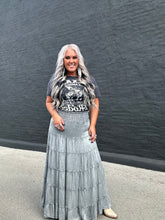 5249 Gray Skies Maxi Skirt