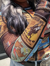 5303 Westy Collage Mesh Top