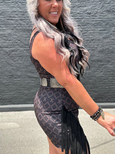 5289 Black Aztec Dress