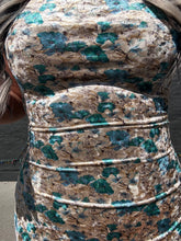 5444 The Turquoise Flower Dress