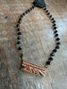 4629 Leather Bar Necklace