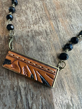 4629 Leather Bar Necklace