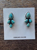 5098 Sterling Silver Turquoise Earrings