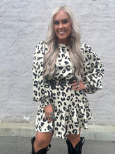 3601 Leopard Flair Dress