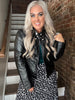 3476 Studded Pleather Jacket