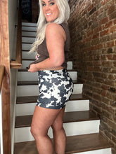 2930 Western Cow Print Shorts