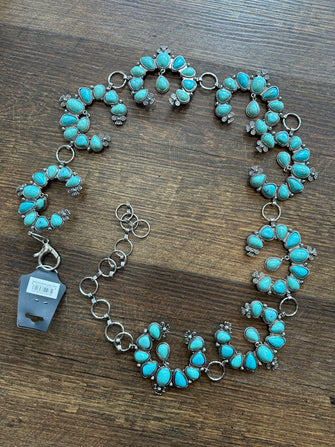 3032 Blossom Belts Turq