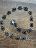 3028 Skinny Concho Belt Black