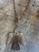 3407 Thunderbird Long Necklace Bronze