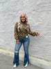 3486 Risen Denim High Rise Split Flare