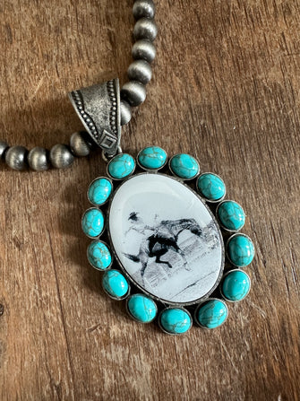 3049 Faux Navajo Necklace