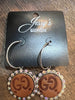 543 Brown Up Cycle Earrings