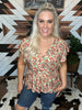 435 KO Pink Floral Top