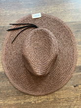 1023 Straw Panama Hat Concho Brown