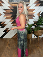 559 TP Pink Tie Dye Maxi