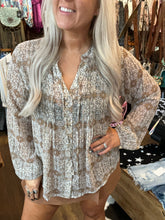 2157 Boho Chiffon Top