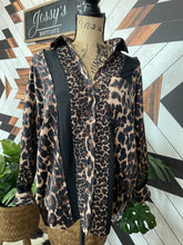 74 Leopard Cord Button Up