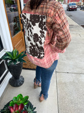 1142 Cow Patch Bleach Flannel