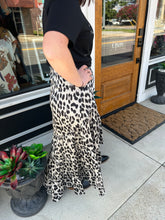 1329 EE Gray Leopard HiLo Skirt